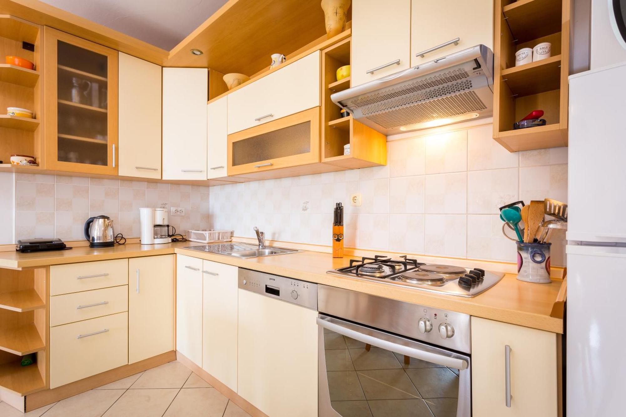 Apartment Mia - Spacious Apartment On 85 M2 With Beautiful Sea View トロギール エクステリア 写真