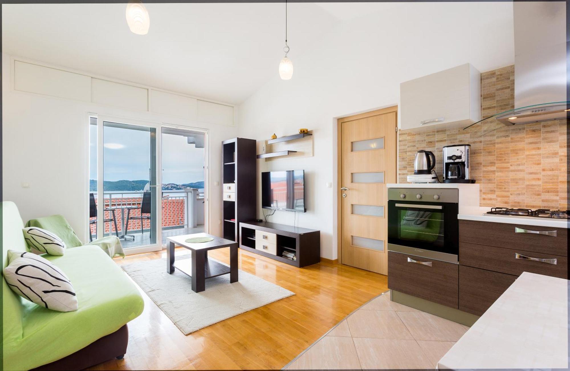 Apartment Mia - Spacious Apartment On 85 M2 With Beautiful Sea View トロギール エクステリア 写真