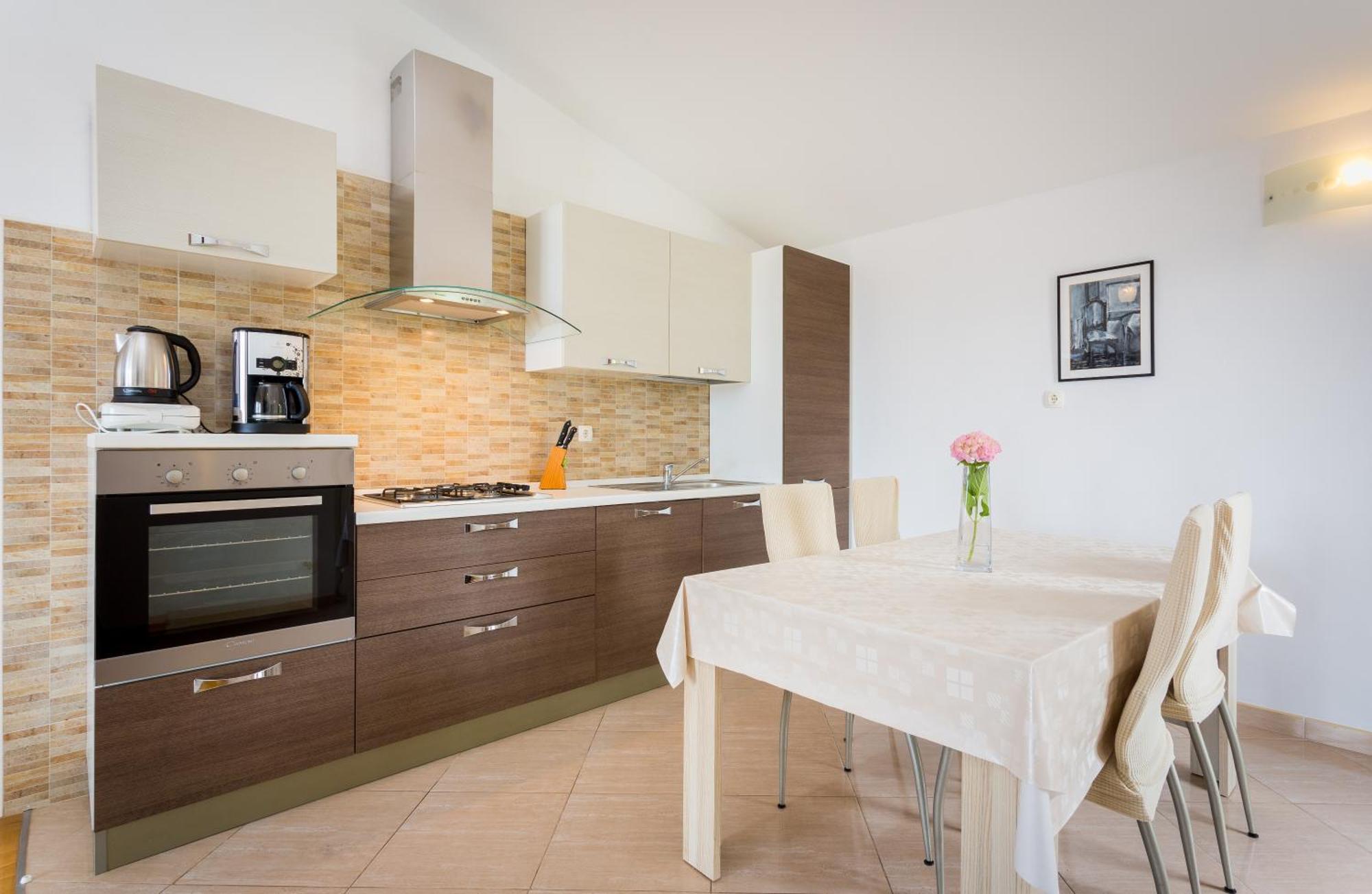 Apartment Mia - Spacious Apartment On 85 M2 With Beautiful Sea View トロギール エクステリア 写真